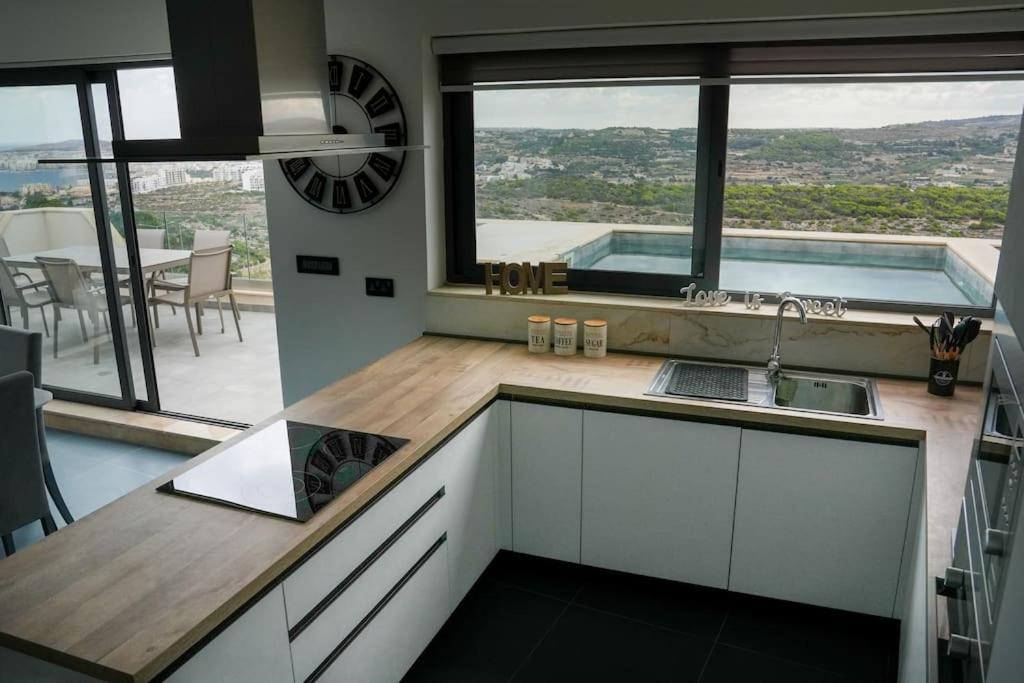 Apartament Lux Sea&Country Views With Pool Mellieħa Zewnętrze zdjęcie