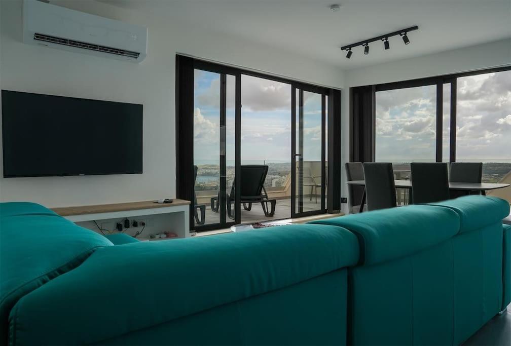 Apartament Lux Sea&Country Views With Pool Mellieħa Zewnętrze zdjęcie