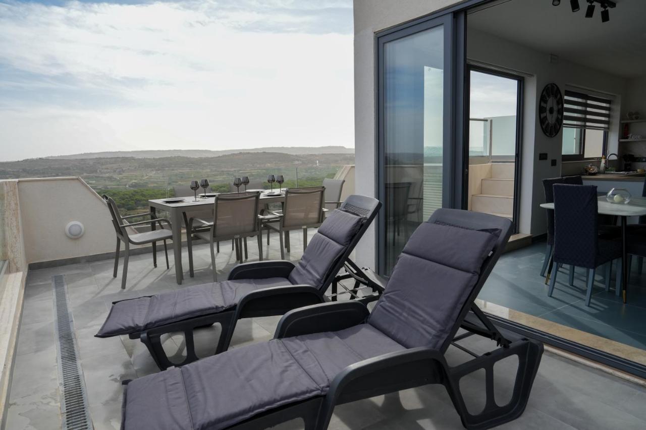 Apartament Lux Sea&Country Views With Pool Mellieħa Zewnętrze zdjęcie